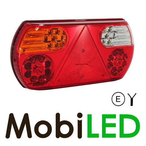 Set Trailer Rear lights oval 5 functions E-mark