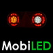 HORPOL Set Oval trailer rear lights  Stella E-mark