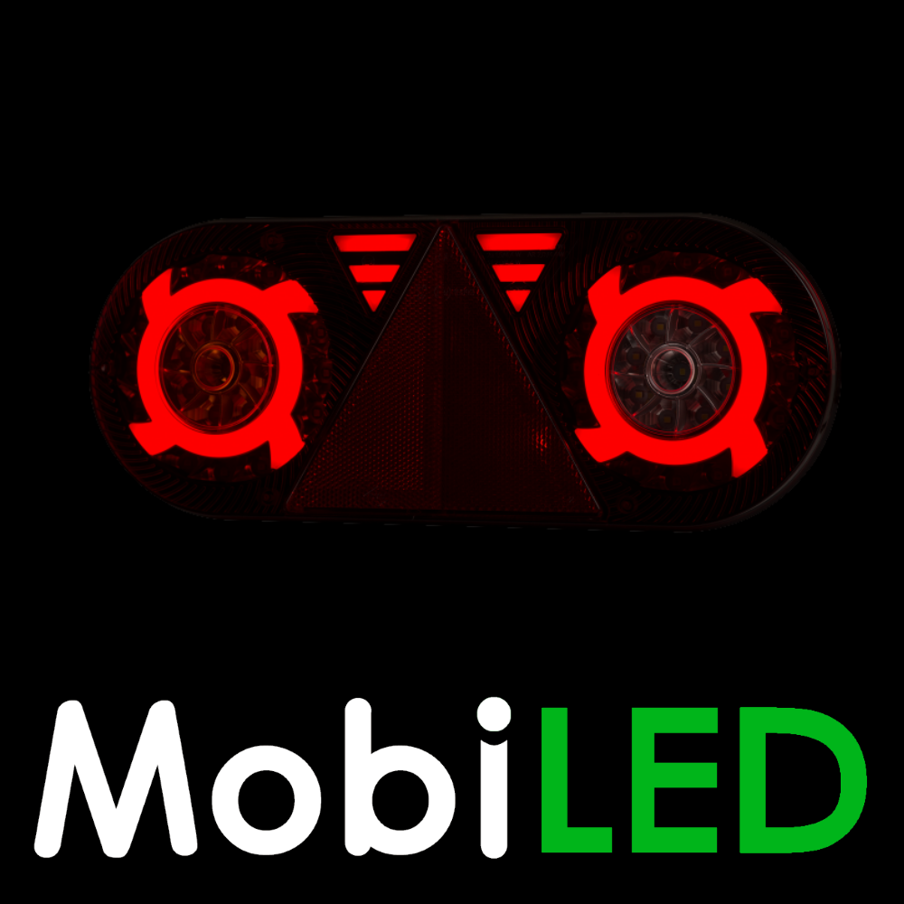 HORPOL Set Oval trailer rear lights  Stella E-mark