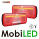 Set Rear lights 5 functions dynamic with reflector