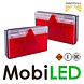 Aspöck Set MultiLed II Rear lights 5 functions reflector 12-24V E-mark