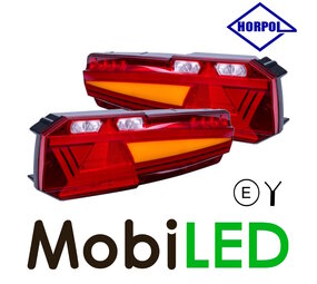 HORPOL Set Achterlichten 5 functies met reflector