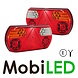 Set Trailer Rear lights oval 5 functions E-mark