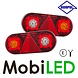 HORPOL Set Oval trailer rear lights  Stella E-mark