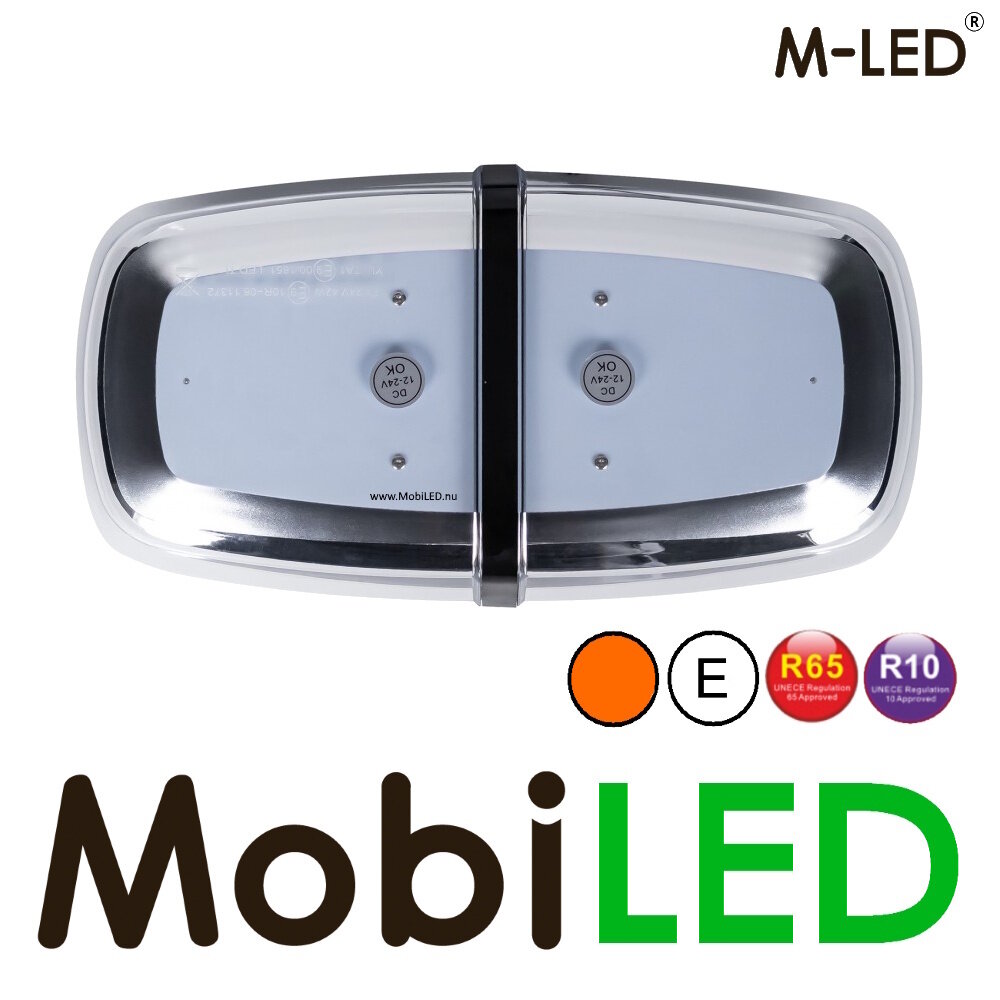 M-LED M-LED Flash bar 42 watts amber magnet E-mark