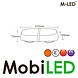 M-LED M-LED Flash bar 42 watts amber magnet E-mark
