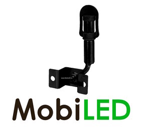 DIN Mounting bracket Pluggable Adjustable Curved Black