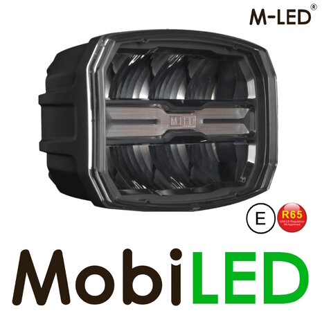 M-LED M-LED verstraler amber-geel-wit en flitser E-keur
