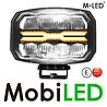 M-LED M-LED Projecteur feu de position ambre/jaune/blanc et flash E-marque M-LED M-LED Projecteur feu de position ambre/jaune/blanc et flash E-marque