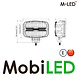 M-LED M-LED spotlight amber-yellow-white and flasher E-mark M-LED M-LED spotlight amber-yellow-white and flasher E-mark