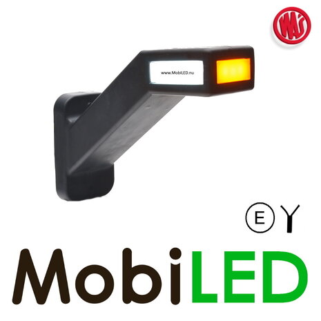 WAS Pendant lamp oblique model red/amber/white Left E-mark