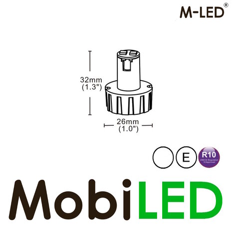 M-LED M-LED Undercover recessed/surface-mounting flasher white E-mark