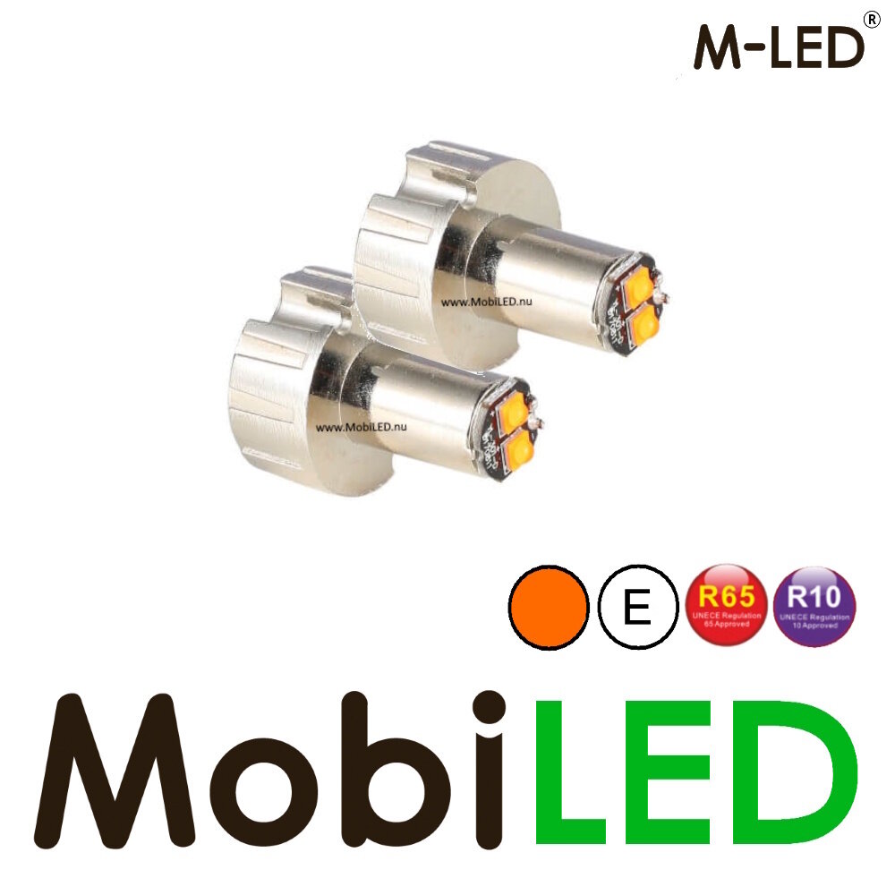 M-LED M-LED 2 Undercover inbouw/opbouw  flitsers amber E-keur