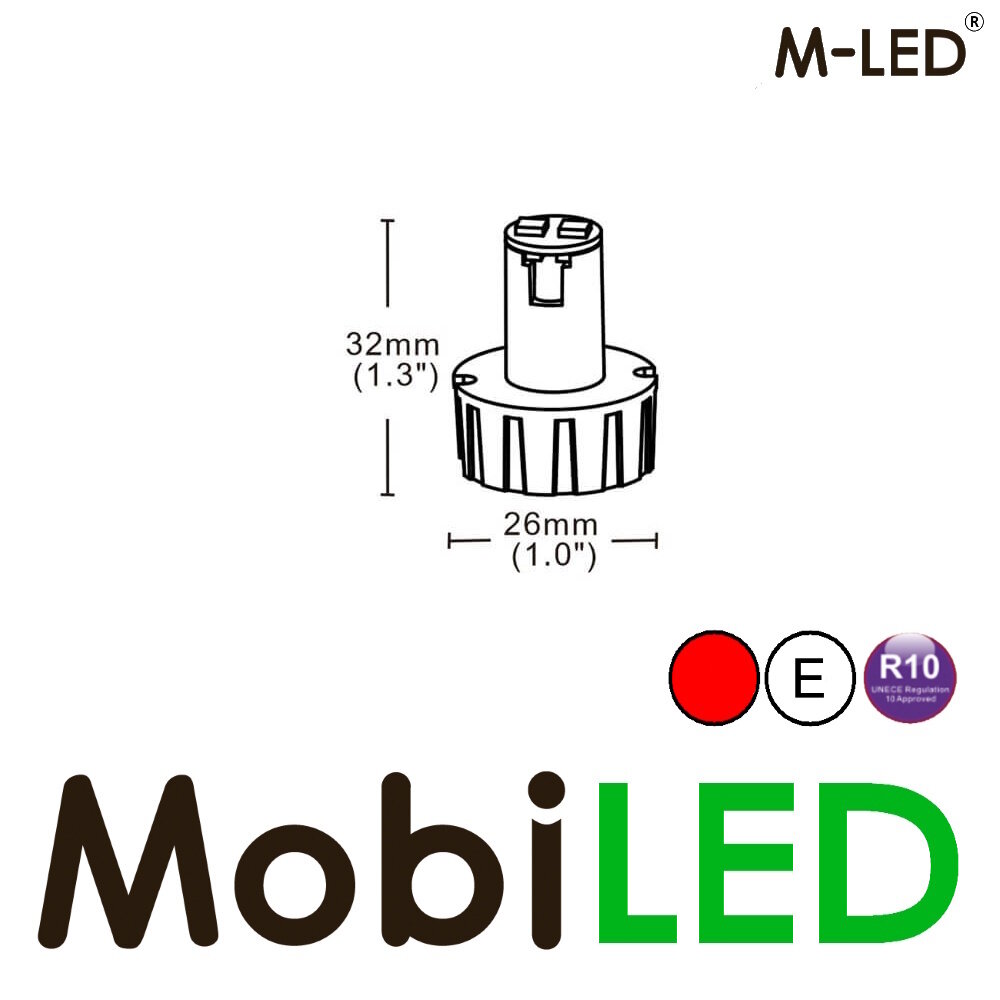M-LED M-LED Undercover inbouw/opbouw flitser rood E-keur M-LED M-LED Undercover inbouw/opbouw flitser rood E-keur