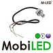 M-LED M-LED Undercover clignotant montage encastré / en saillie vert E-mark