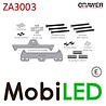 Crawer ZA3003 Supports de montage avec 2 phares CR-3024 Crawer ZA3003 Supports de montage avec 2 phares CR-3024