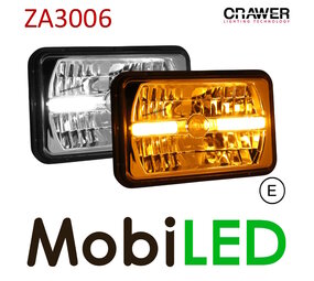 Crawer ZA3006 mounting brackets with 2 headlights with position light