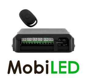 LED control box, 10-30V, 6 gang