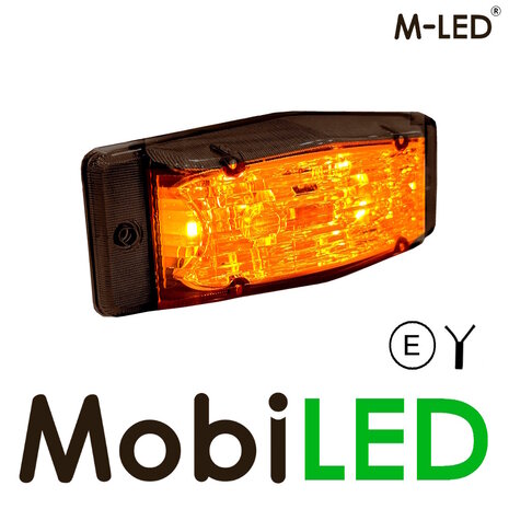 M-LED M-LED Aero Twin Feu de position brûleur double ambre/blanc lentille dark