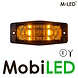 M-LED M-LED Aero Twin Feu de position brûleur double ambre/blanc lentille dark