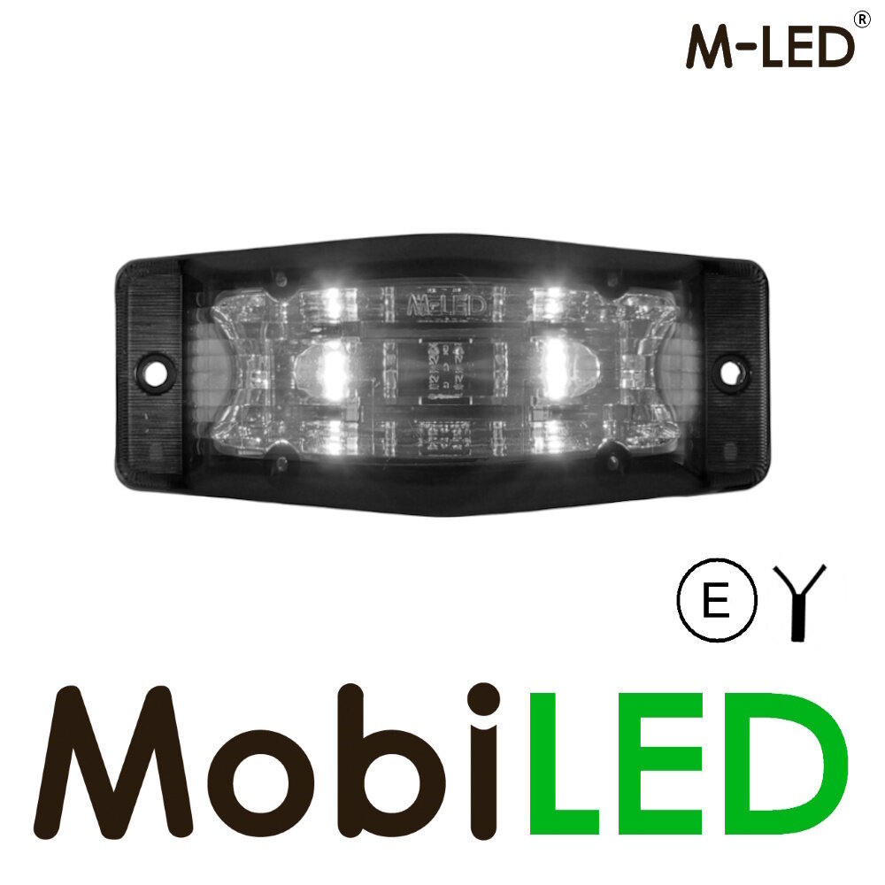 M-LED M-LED Aero Twin Feu de position brûleur double ambre/blanc lentille dark