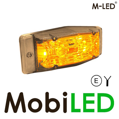 M-LED M-LED Aero Twin Feu de position brûleur double ambre/blanc lentille transparante M-LED M-LED Aero Twin Feu de position brûleur double ambre/blanc lentille transparante
