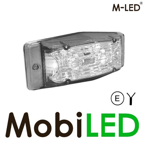 M-LED M-LED Aero Twin Feu de position brûleur double ambre/blanc lentille transparante M-LED M-LED Aero Twin Feu de position brûleur double ambre/blanc lentille transparante