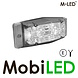 M-LED M-LED Aero Twin Feu de position brûleur double ambre/blanc lentille transparante M-LED M-LED Aero Twin Feu de position brûleur double ambre/blanc lentille transparante