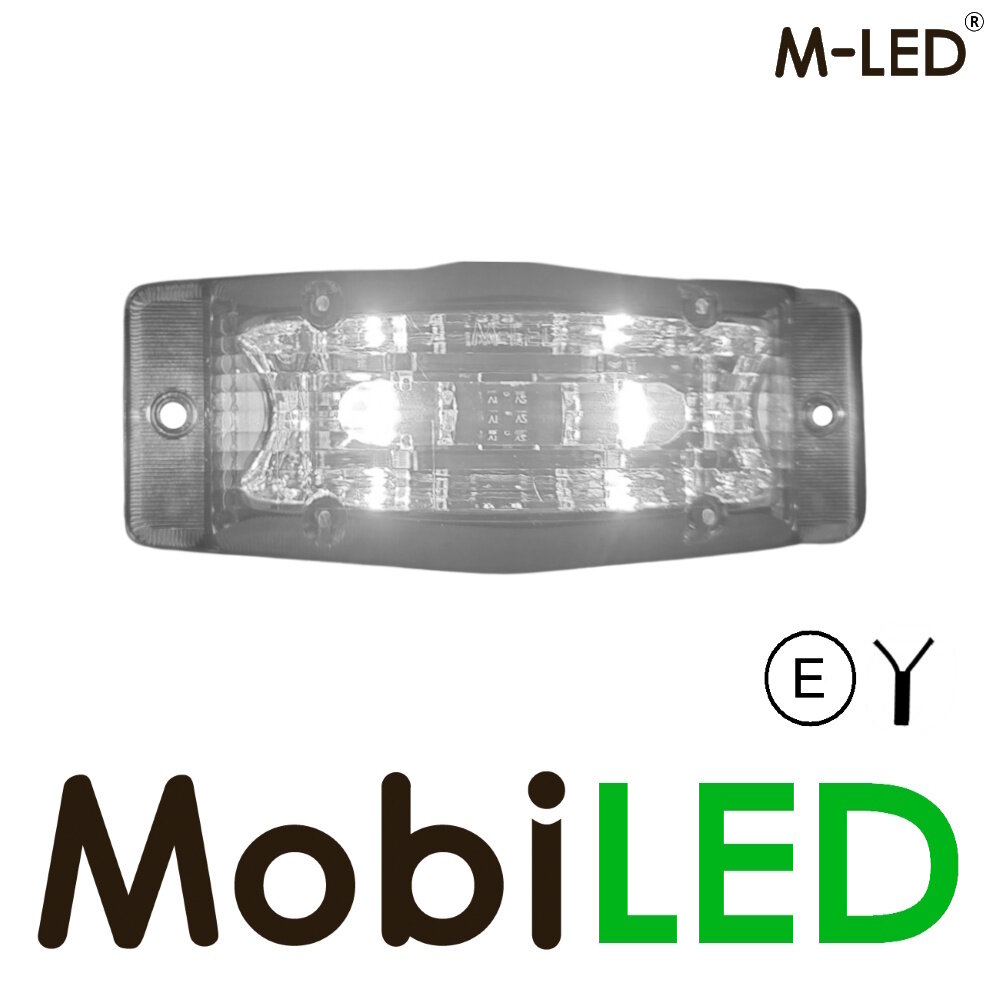 M-LED M-LED Aero Twin Feu de position brûleur double ambre/blanc lentille transparante M-LED M-LED Aero Twin Feu de position brûleur double ambre/blanc lentille transparante