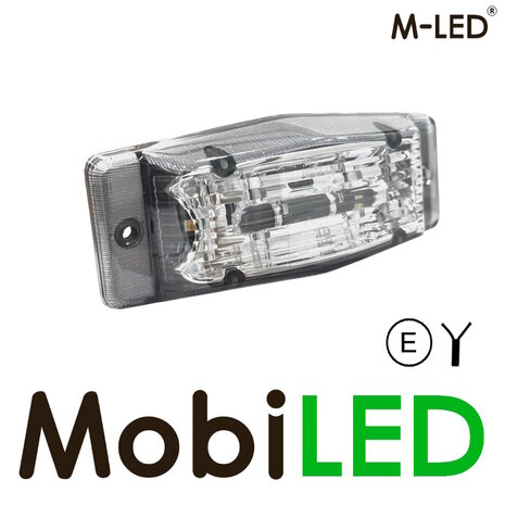 M-LED M-LED Aero Twin Feu de position brûleur double ambre/blanc lentille transparante M-LED M-LED Aero Twin Feu de position brûleur double ambre/blanc lentille transparante