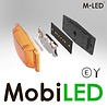 M-LED M-LED Aero Twin Dubbelbrander amber lens M-LED M-LED Aero Twin Dubbelbrander amber lens