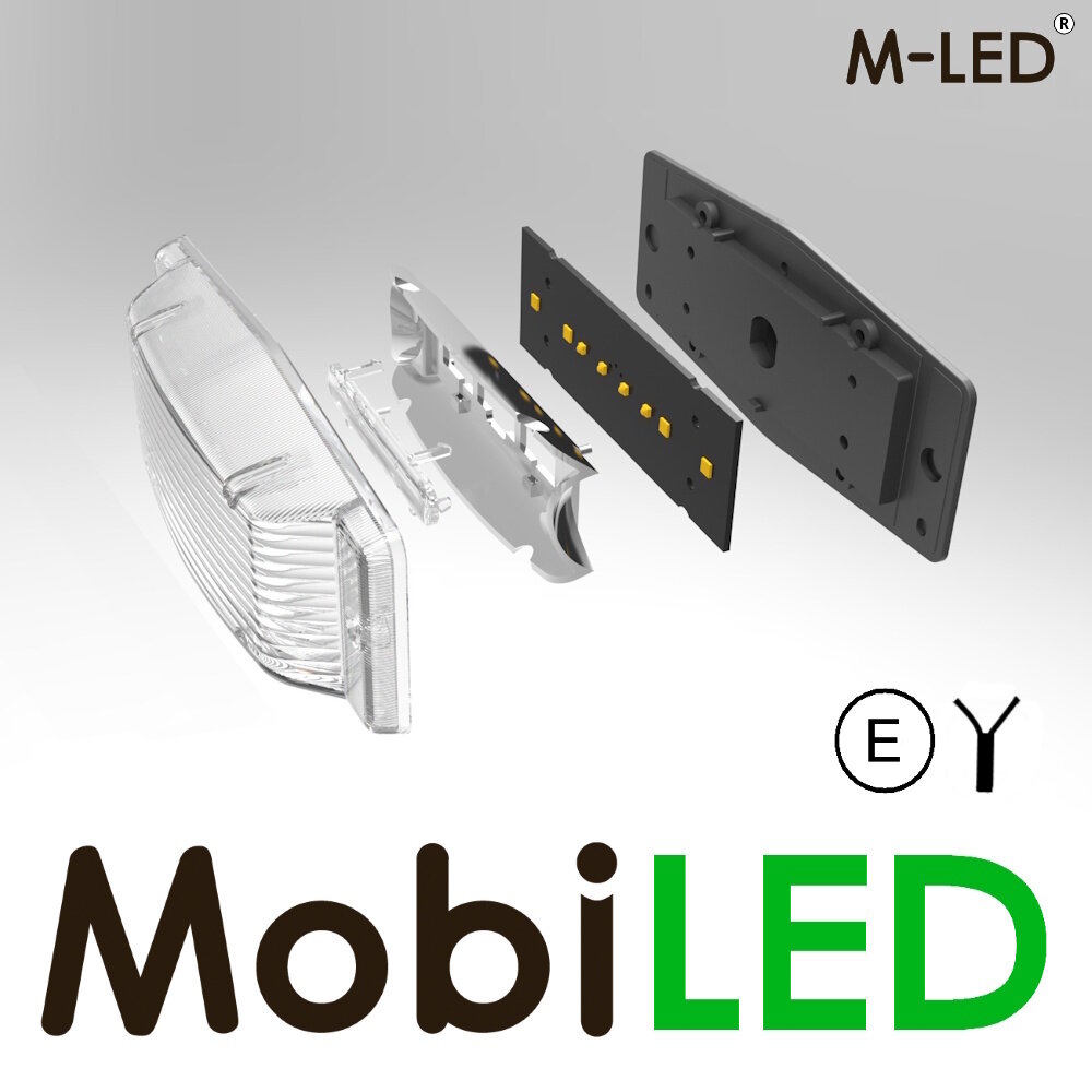 M-LED M-LED Aero Twin Double Burner amber/white transparant  lens