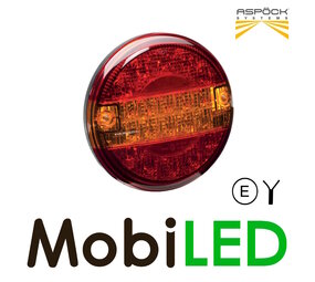 Aspöck Rear light round 8 pin bayonet