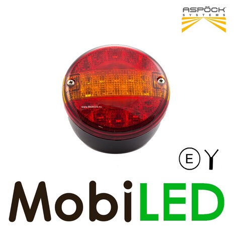 Aspöck Aspock Rear light round 8 pin bayonet E-mark
