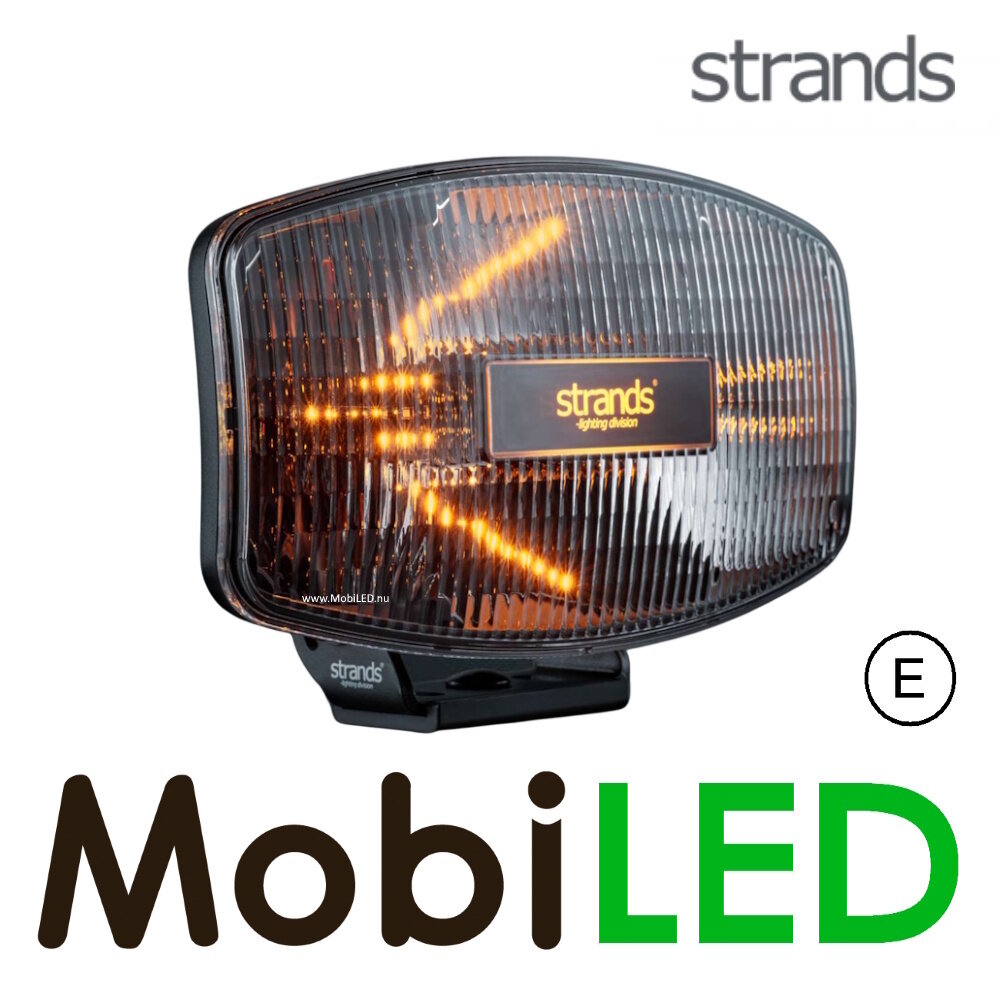 Strands Strands IZE LED OG Projecteur feu de position blanc chaud/ambré ovale E-marque