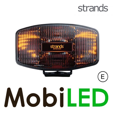 Strands Strands IZE LED OG Projecteur feu de position blanc chaud/ambré ovale E-marque