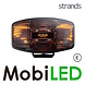 Strands Strands IZE LED OG Projecteur feu de position blanc chaud/ambré ovale E-marque