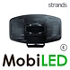 Strands Strands IZE LED OG Projecteur feu de position blanc chaud/ambré ovale E-marque