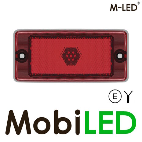 M-LED M-LED Classic zijmarkering rood rode lens E-keur M-LED M-LED Classic zijmarkering rood rode lens E-keur