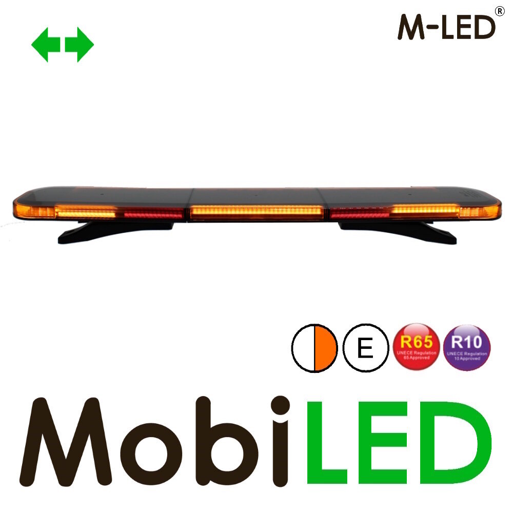 M-LED M-LED Road Pilot roof set R65-R10 180 cm dark look with rear, brake and indicator light