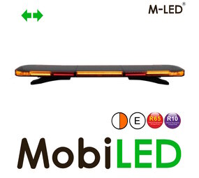 M-LED M-LED Road Pilot kit de toit 150 cm dark look avec feu arrière, feu stop et clignotant