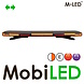M-LED M-LED Road Pilot kit de toit R65-R10 150 cm dark look avec feu arrière, feu stop et clignotant