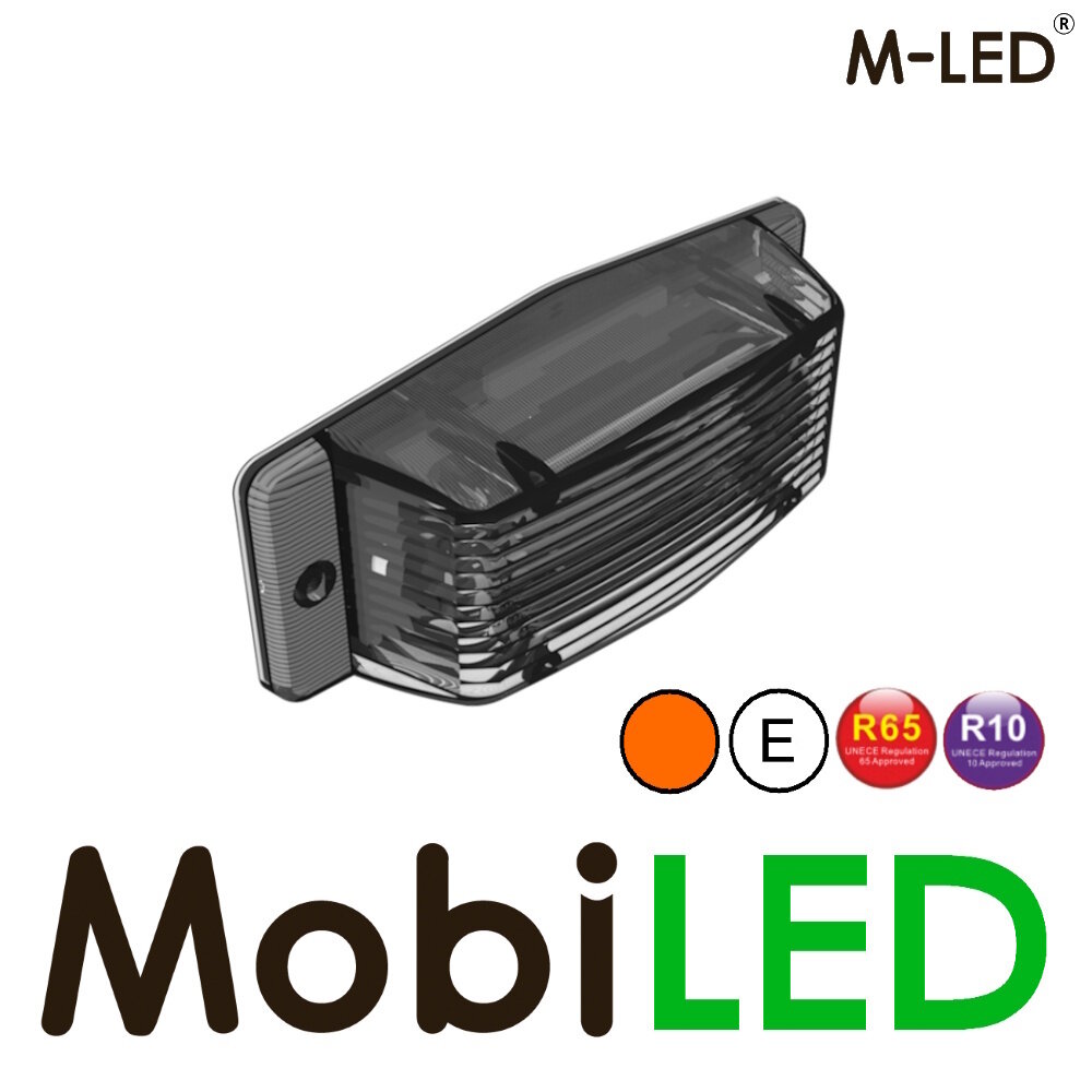 M-LED M-LED Dubbelbrander met flitser klassieke stijl smoke lens