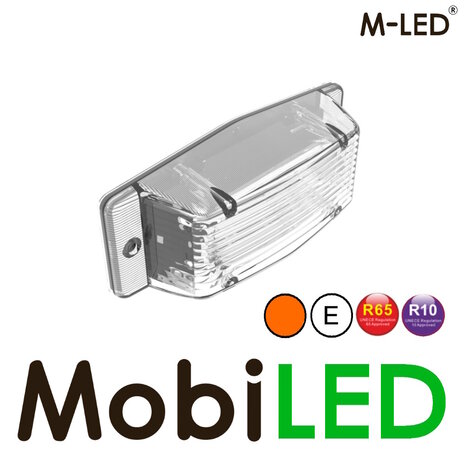 M-LED M-LED Brûleur double avec flasheur style classique lentille transparente M-LED M-LED Brûleur double avec flasheur style classique lentille transparente