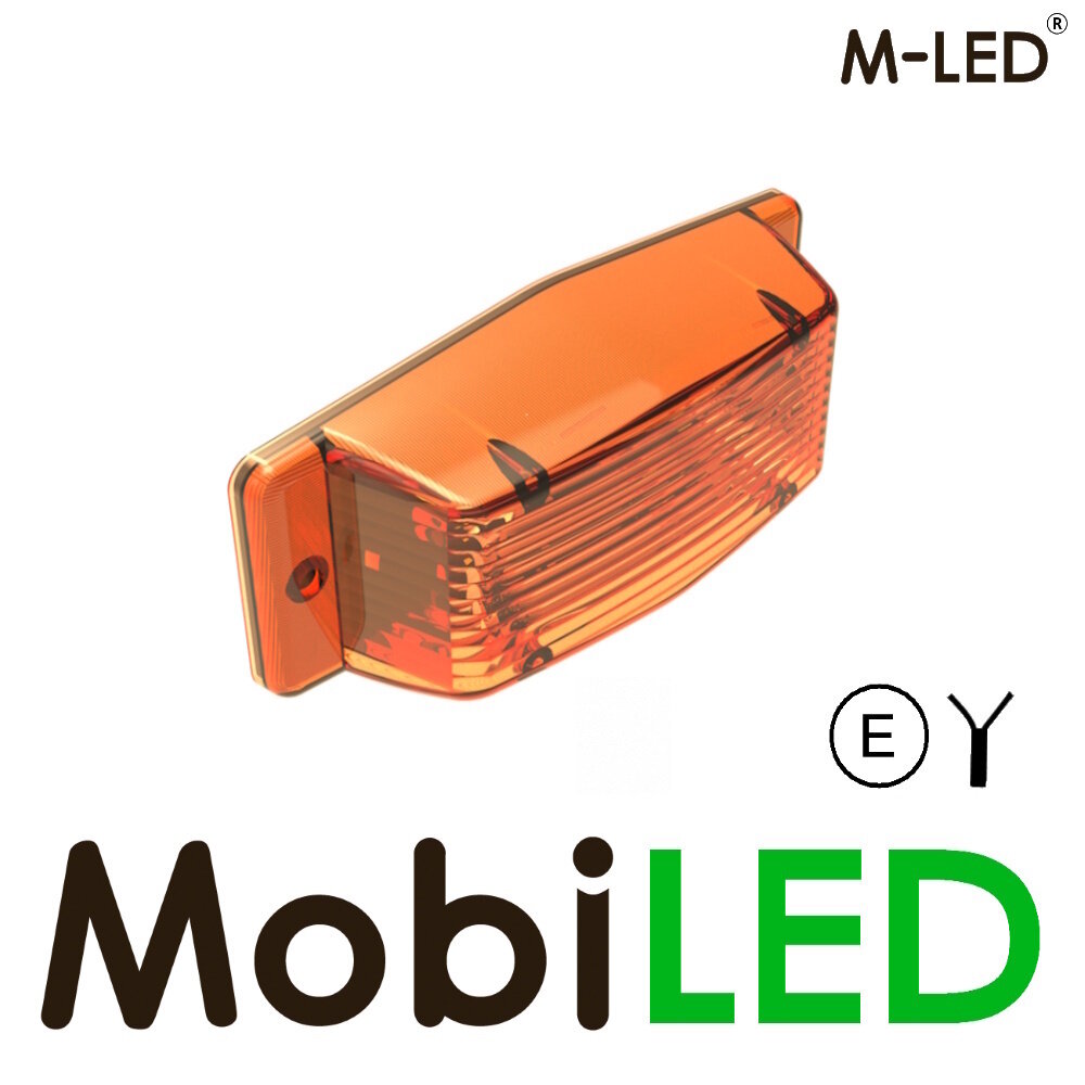 M-LED M-LED Feu de position brûleur double style classique lentille ambre M-LED M-LED Feu de position brûleur double style classique lentille ambre
