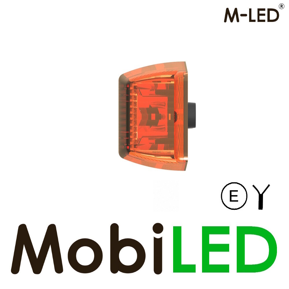 M-LED M-LED Feu de position brûleur double style classique lentille ambre M-LED M-LED Feu de position brûleur double style classique lentille ambre