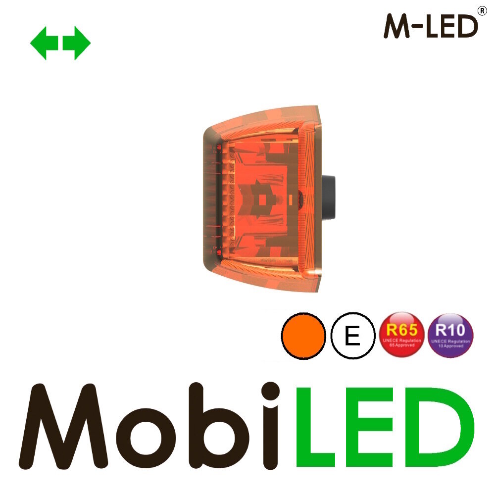 M-LED M-LED Dubbelbrander met richtingaanwijzer CAT-6 amber lens