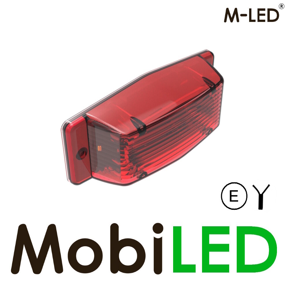 M-LED M-LED Brûleur double avec feu stop lentille rouge M-LED M-LED Brûleur double avec feu stop lentille rouge