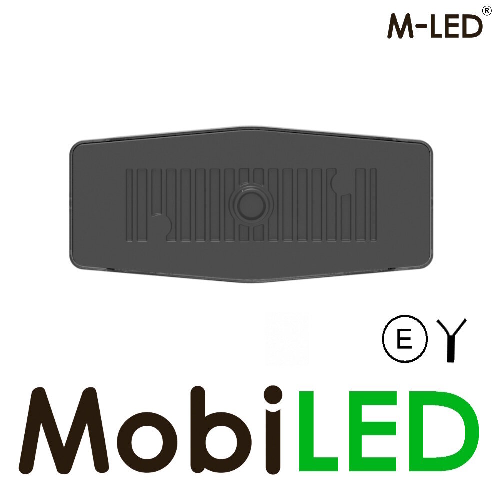 M-LED M-LED Feu de position double rouge/blanc style classique lentille transparente