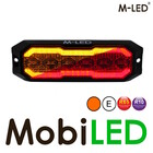 M-LED M-LED Flasher amber with Halo ring amber/red smoke E-mark